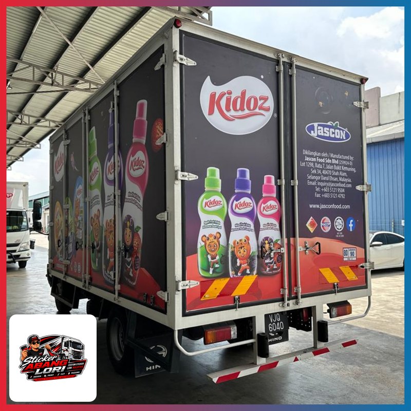 Food cart full wrap design vivid